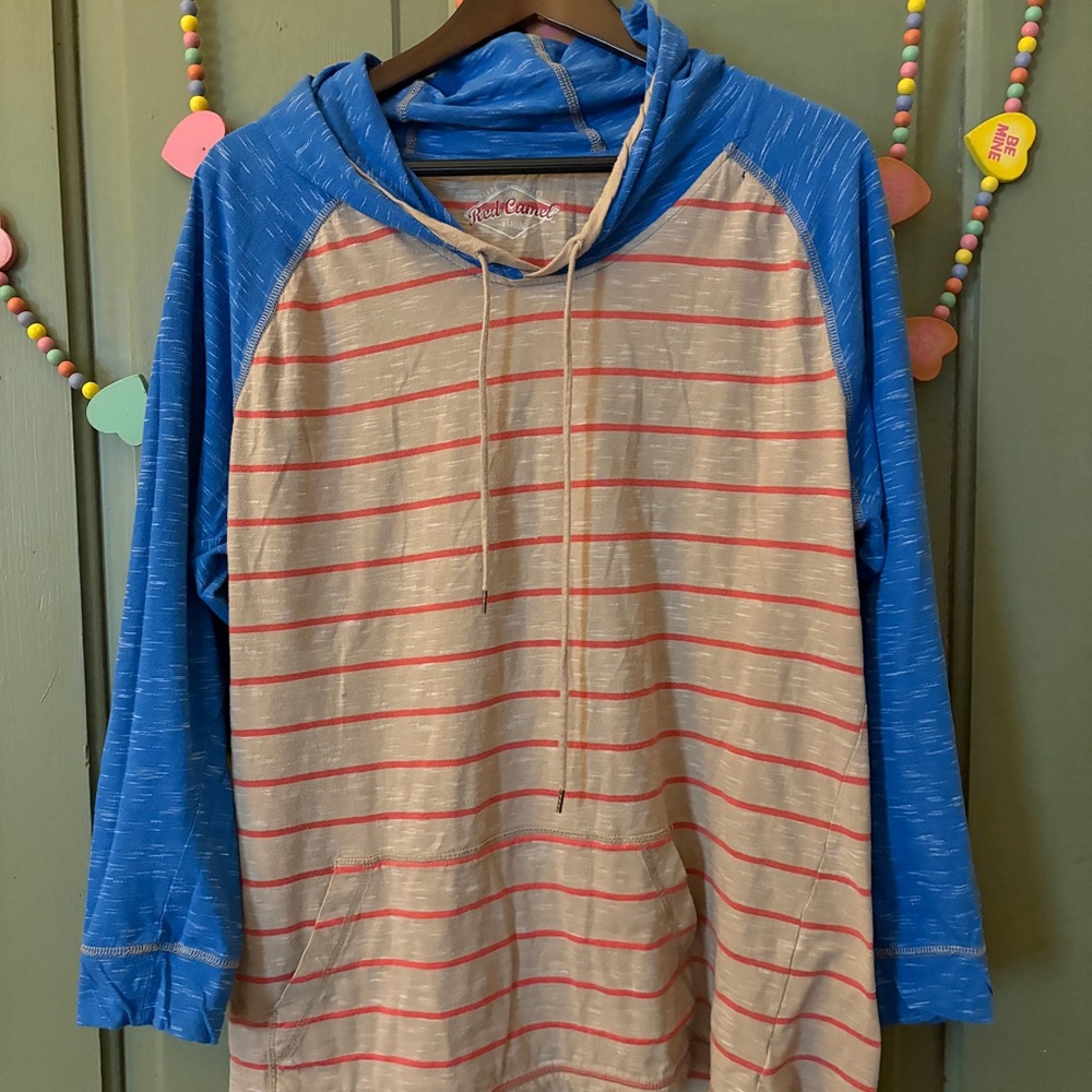 Red Camel Blue and Tan Apparel